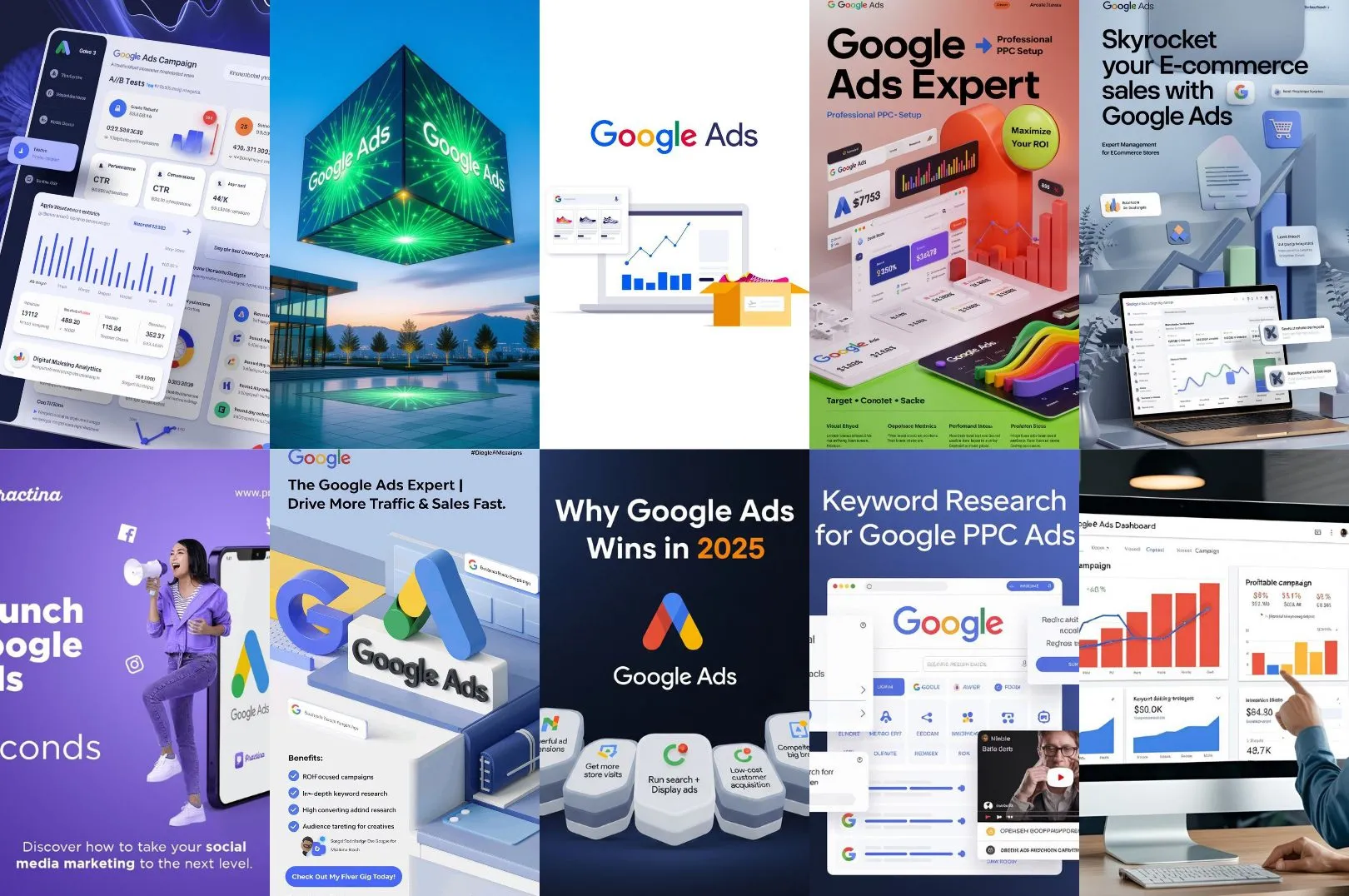 "Google Ads search engine marketing campaign example"